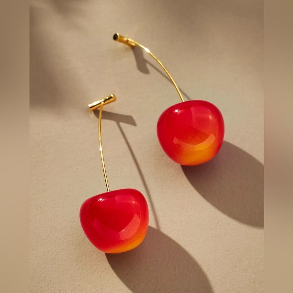 Cherry Drop Earrings N1806